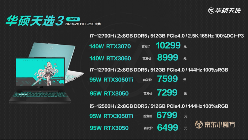 12代I7處理器+140W滿血RTX3060 華碩天選3游戲本開售1573.png